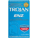 Trojan Enz with Spermicide 12pk