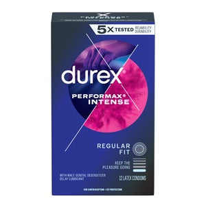 Durex Performax Intense  Condoms-12 pk
