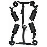 Sex And Mischief Bed Bondage Restraint Kit- Black