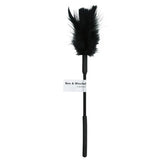 Sex And Mischief Feather Tickler- Negro