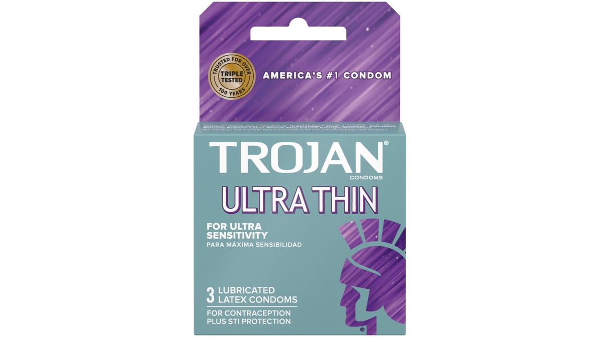 Trojan Condoms Sensitivity Ultra Thin - 3 pk Condom USA Trojan Condoms Sensitivity Ultra Thin - 3 pk Condom USA