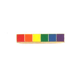 PRIDE LAPEL PIN RAINBOW FLAG
