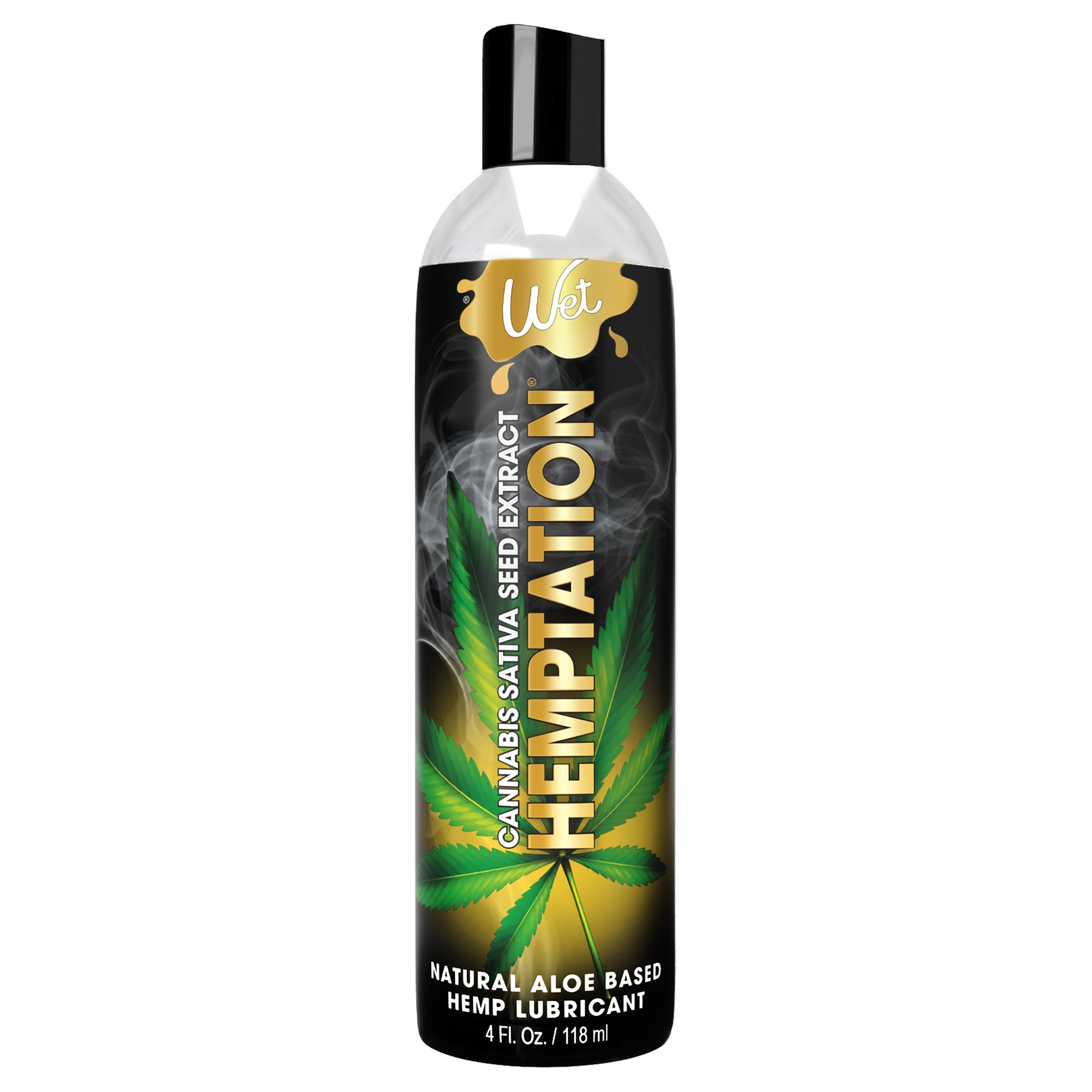 Wet Hemptation Naturals Lubricant - 4oz Condom USA Wet Hemptation Naturals Lubricant - 4oz Condom USA