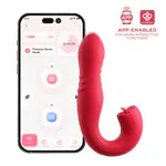Honey Play Box Joi Thrust 2 Vibrador de empuje y lamedor de clítoris controlado por app