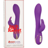 Jack Rabbit Elite Conejo de Silicona Calentable Ultra-Soft - Morado