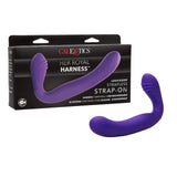 Rechargeable Silicone Love Rider Strapless Strap-On - Purple