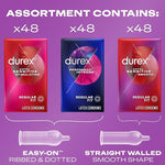 Durex Variety Latex Condoms - Pack 144 Count