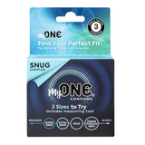 My One Snug Samples Latex Condoms 3pk