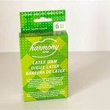 Harmony Latex Dental Dams - 6pk