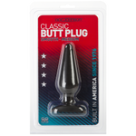 Butt Plugs Smooth Classic Medium - Negro - Condom-USA - 1