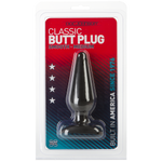 Butt Plugs Smooth Classic Medium - Black - Condom-USA
 - 1