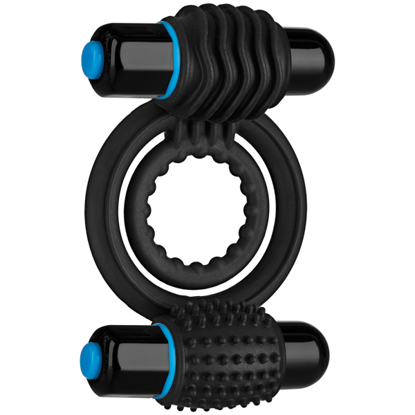 OPTIMALE äó¢ Vibrating Double C-Ring - Black - Condom-USA
- 1