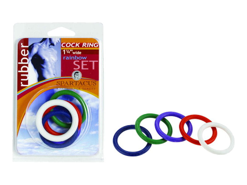 Rainbow Silicone Cock Ring