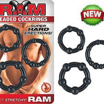 Ram Beaded Cock Rings - Condom-USA
 - 2