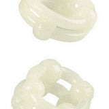 Waterproof Silicone Island Rings Double Stacker Glow In The Dark - Condom-USA
- 1