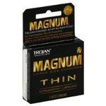 Trojan Magnum Thin Latex Condoms 3-pack - Condom-USA