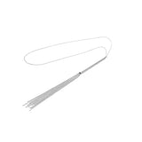 BIJOUX INDISCRETS MAGNIFIQUE COLLECTION CHAIN NECKLACE WHIP - SILVER