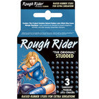 Rough Rider Studded Latex Condoms 3-pack - Condom-USA
- 1