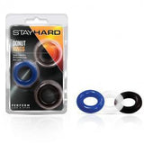 Stay Hard Donut Rings - 3pk