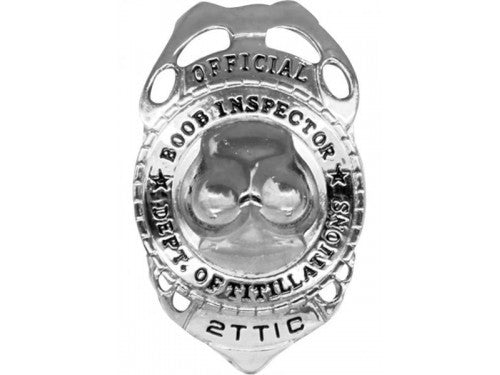 Boob Inspector Badge - Condom-USA
- 1