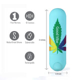 JESSI 420 USB recargable super cargada mini bala -TEAL AZUL