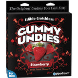 Edible Crotchless Gummy Undies for Him - Strawberry