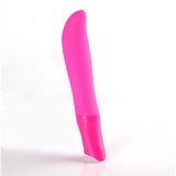 MADDIE USB Rechargeable Silicone 10-Function G-Spot Bullet Vibrator - NEON PINK