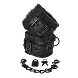 Sincerely Lace Fur Lined Handcuffs -Black