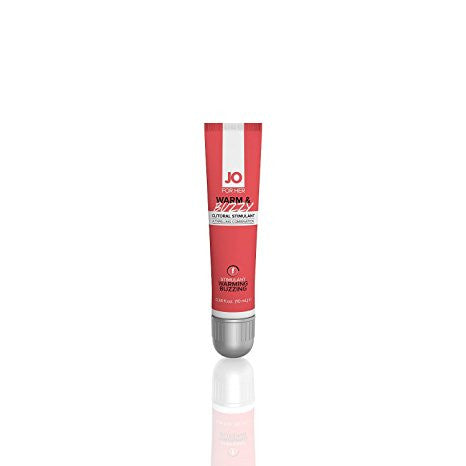 System JO For Her Warm & Buzzy Clitoral Stimulant Water-Based Cream - 10mL - Condom-USA
- 2