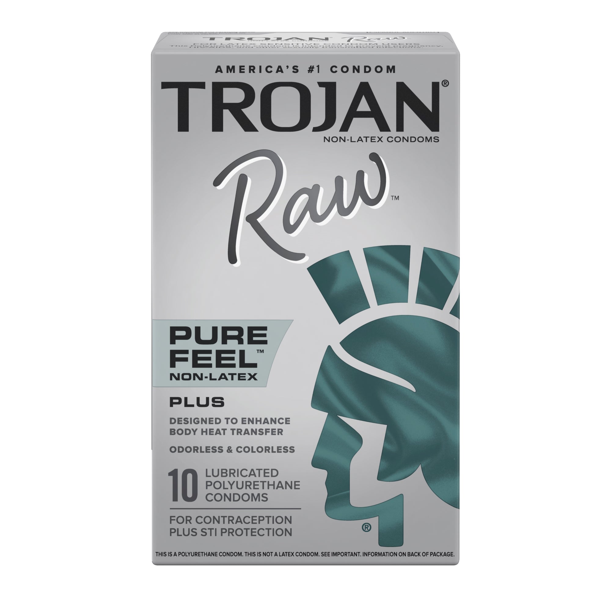 Trojan Raw Magnum - Non-Latex Polyurethane - 10pk Condom USA Trojan Raw Magnum - Non-Latex Polyurethane - 10pk Condom USA