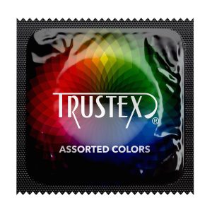 Trustex Extra Large Assorted Colors Condoms - Case of 1,000