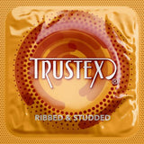 Trustex Ribbed & Studded Condoms - Case of 1,000