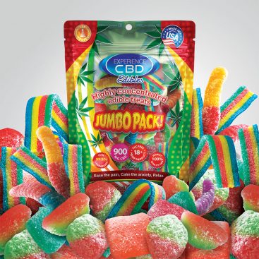 CBD Assorted Gummies 30pc Jumbo Pack - 900mg