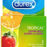 Durex Tropical Flavored Condoms- 3pk