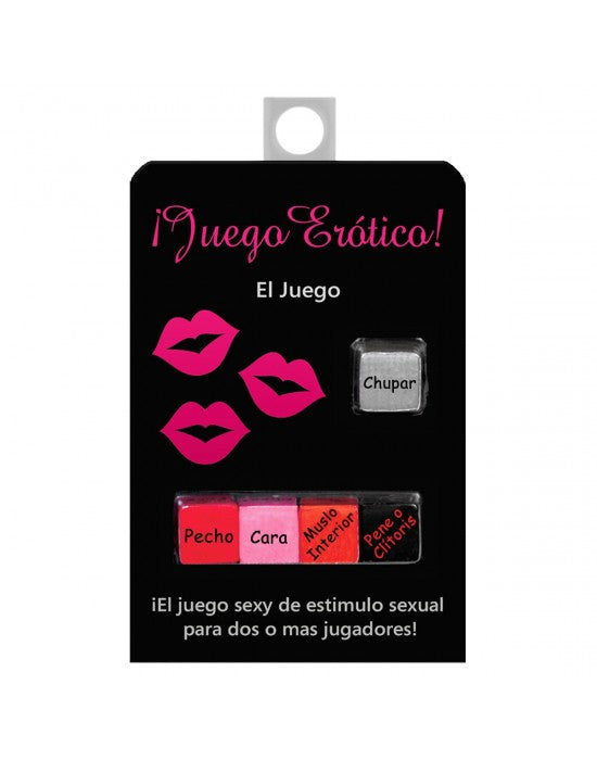 Juego Erotico Dice (Let's Fool Around Dice in Spanish - Condom-USA