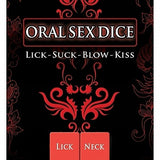 Oral Sex Dice Lick-Suck-Blow-Kiss - Condom-USA