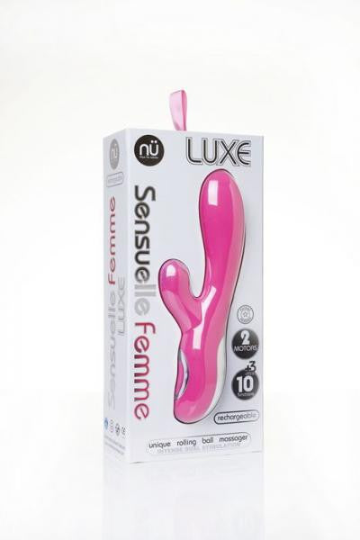 Sensuelle Fun Femme Rabbit Pink Vibrator-10 Function - Condom-USA
- 2