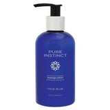 Pure Instinct Pheromone Massage and Body Lotion True Blue 8oz