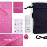 Womanizer Premium 2 Rechargeable Silicone Luxurious Pleasure Air Clitoral Stimulator Raspberry