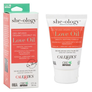 The sensational She-Ology™ CBD-Infused Love Oil