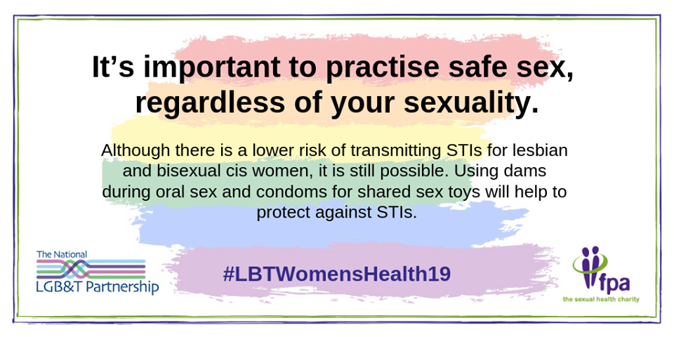 It is important to practice safe sex regardless of your sexuality