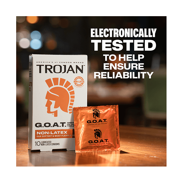 Trojan G.O.A.T. Non-Latex Condoms Review – Soft Latex-Free Condoms | Condom-USA