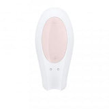 Satisfyer Double Joy White Couples Vibrator with App
