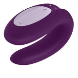 Satisfyer Double Joy Vibrator - Purple