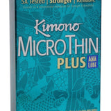 Kimono MicroThin Plus Aqua Lube - 12pk