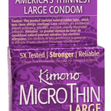 Kimono Microthin Large 3pk