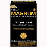 Trojan Magnum Large Thin Latex Condoms 12pk