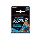 Rough Rider  Studded Latex  Condoms 3-pack