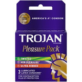 Trojan Condom Pleasure Pack - 3pk