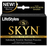 Preservativos LifeStyles SKYN Premium Poliisopreno -12 pk